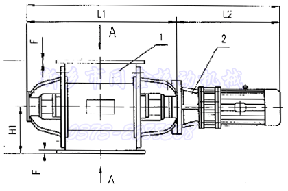 GY型剛性葉輪給料機(jī)外形圖-同鑫振動(dòng)機(jī)械